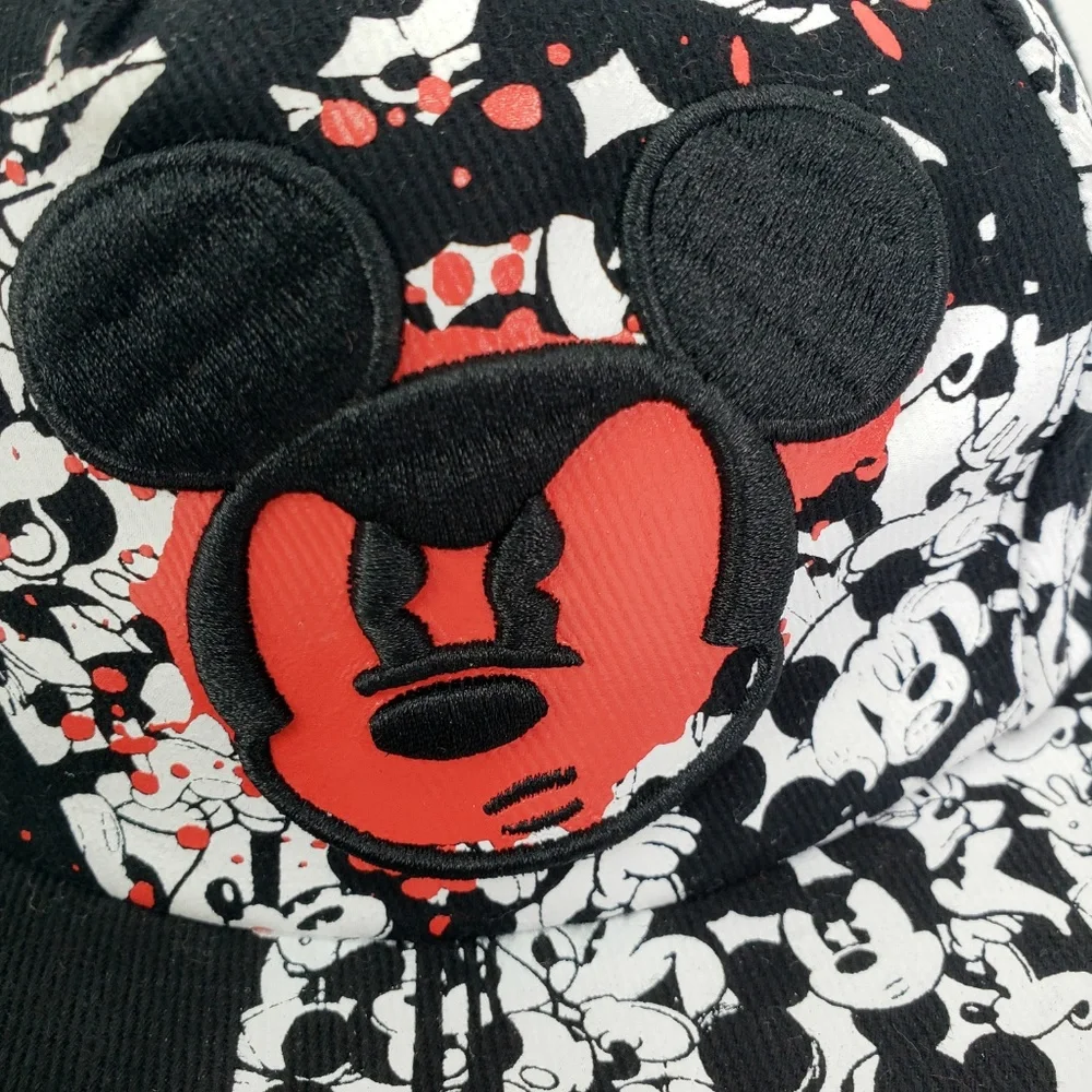 Mickey Mouse Hat YOUTH Size Baseball Cap Walt‎ Disney Parks Flat Bill Streetwear